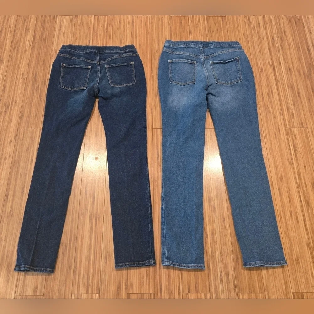 Old Navy Blue and Dark Blue Skinny Jeans (bundle)